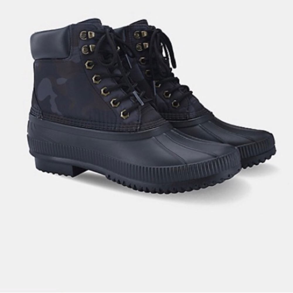 Tommy Hilfiger Duck Boots Navy Camo NWT